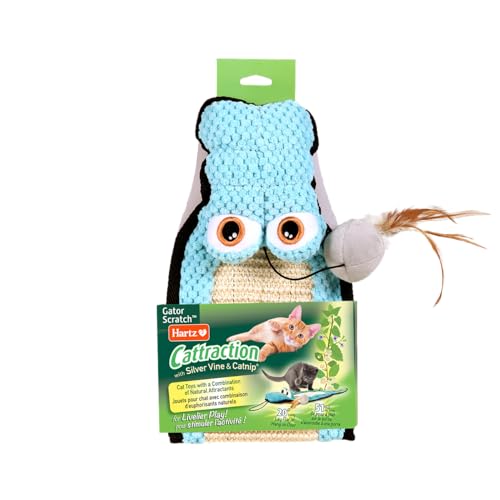 Hartz Cattraction with Silver Vine & Catnip Gator Scratch - Image 1