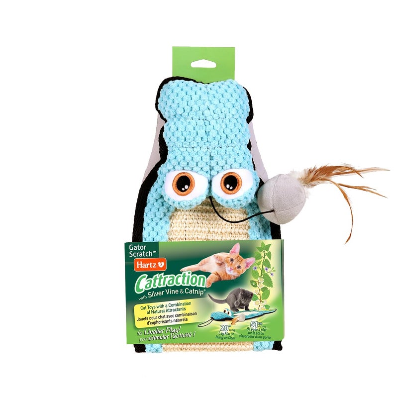Hartz Cattraction with Silver Vine & Catnip Gator Scratch - Image 5