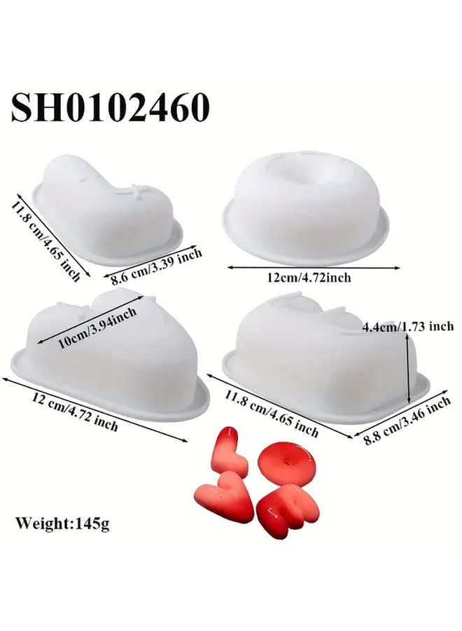 Love Silicone French Mousse Cake Mold Set For Baking Dessert - Image 3