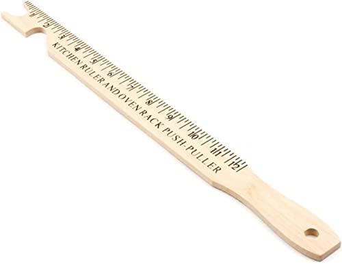 Fox Run Fox Run Oven Rack PushPull Kitchen Ruler 025 x 125 x 165 inches Brown 