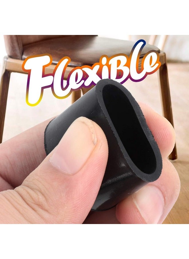 HNYYZL HNYYZL 7/8inch 40PCS Rubber Chair Leg caps,Rubber Leg Tips for Chair Legs,Rubber feet for Chair,Chair Leg Floor Protectors,Folding Rubber Chair Feet,Round Black  - Image 5