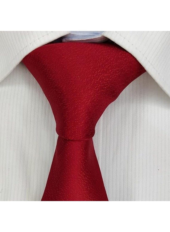 كينج مان ربطة عنق رسمية سادة للرجال - ربطة عنق سادة - ربطة عنق للقميص والبدلة - Image 3