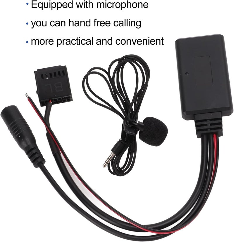 ويوبلز كابل محول صوت بلوتوث 6000CD مع ميكروفون، بديل لسماعات فييستا - Image 2