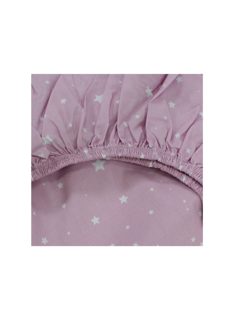 طقم ملاءات سرير قطنية - نقشة نجوم - Image 3