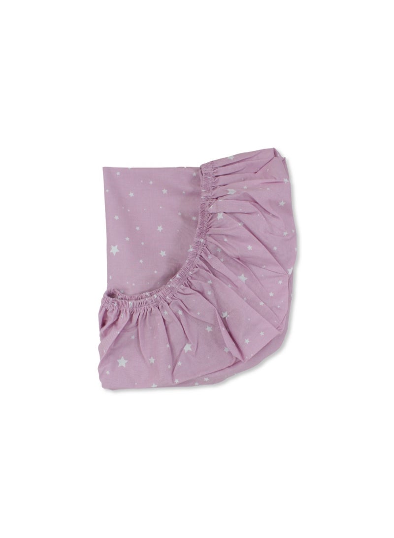 طقم ملاءات سرير قطنية - نقشة نجوم - Image 2