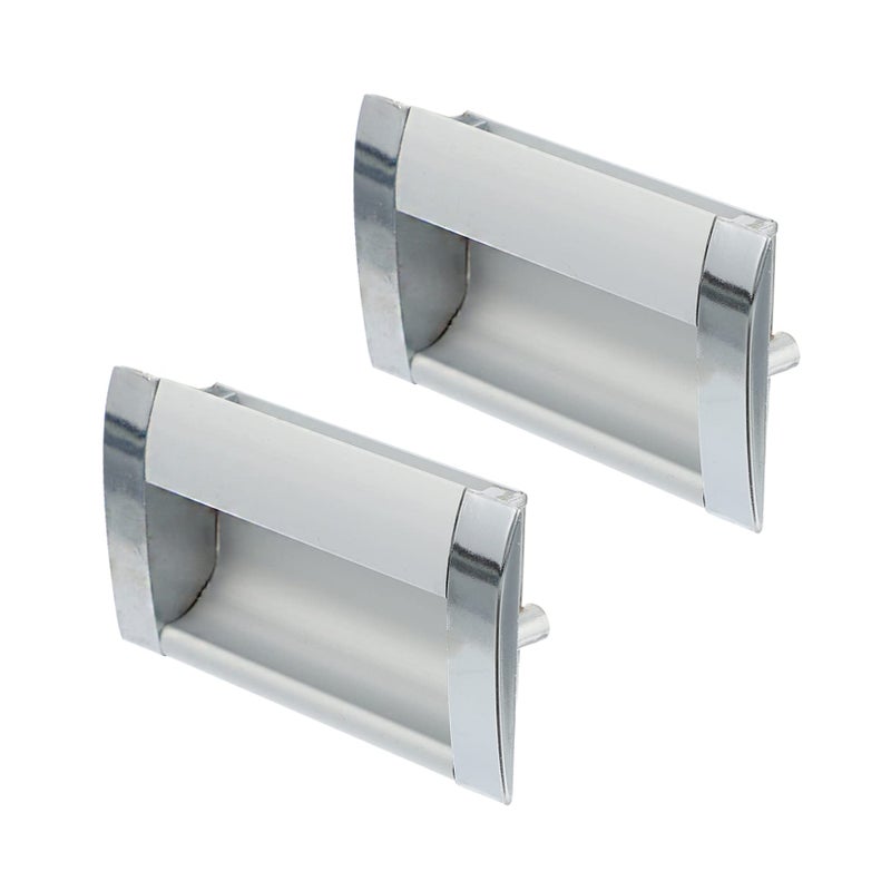 2pcs Modern Recessed Cabinet Handles Invisible Embedded Wardrobe Furniture Pulls - Image 2
