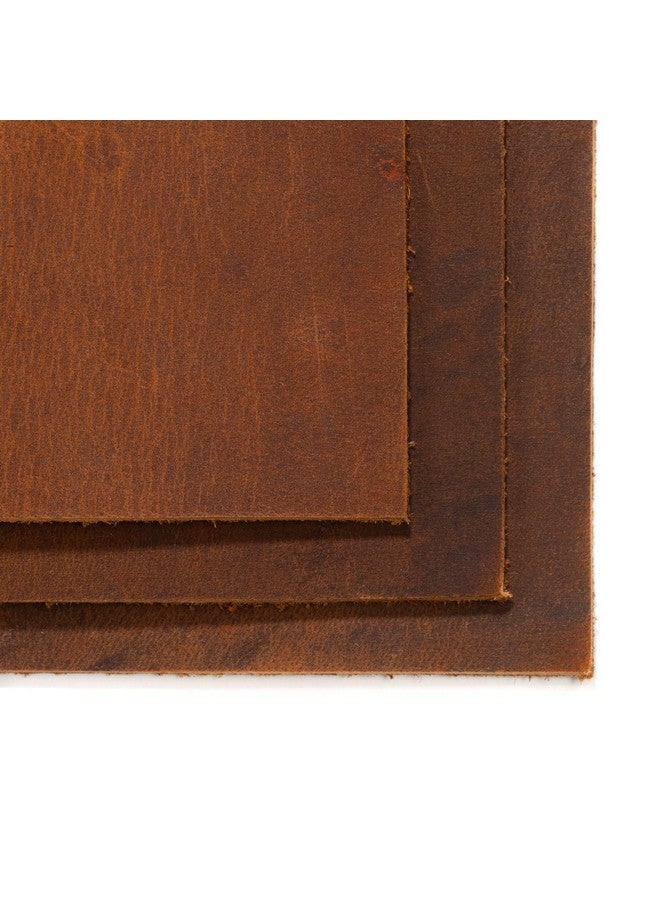Wanderings Leather Sheets For Crafts Includes 3 Sheets (12X12")+ Leather Cord (36") Full Grain Buffalo Leather Squares Great For Jewelry Leather Wallets Leatherworking Arts And Crafts  - Image 3