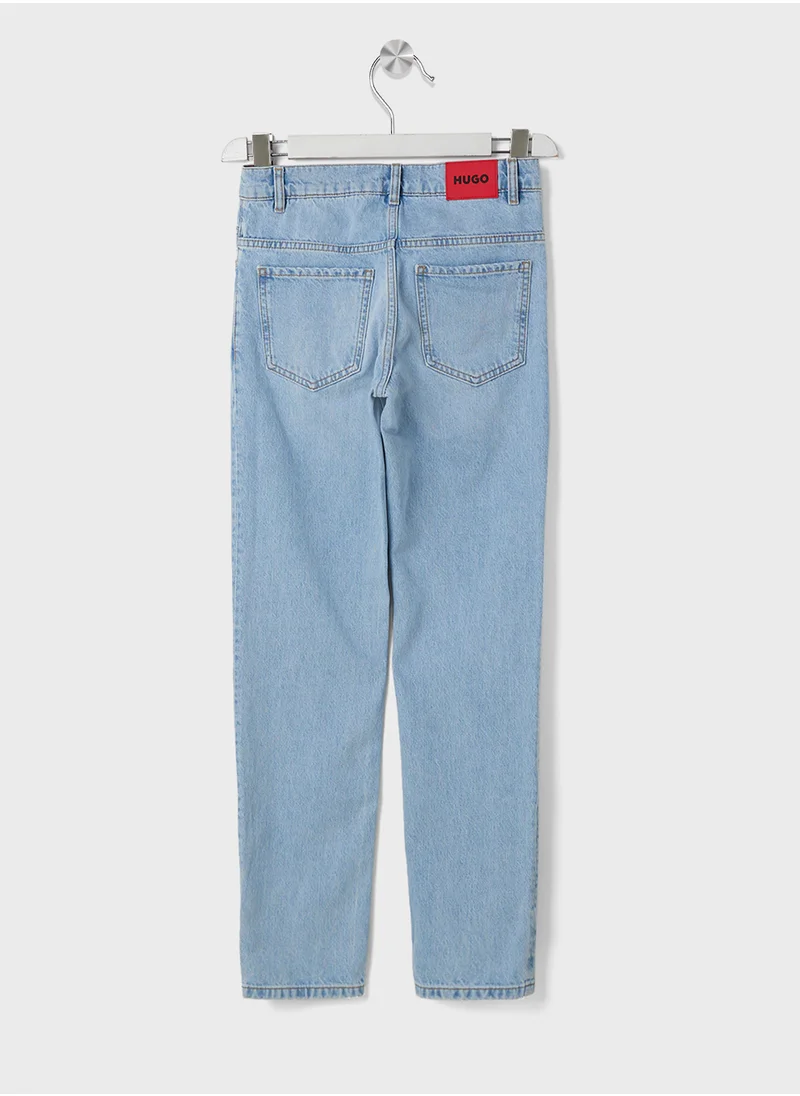 HUGO Kids Essential Straight Fit Jeans