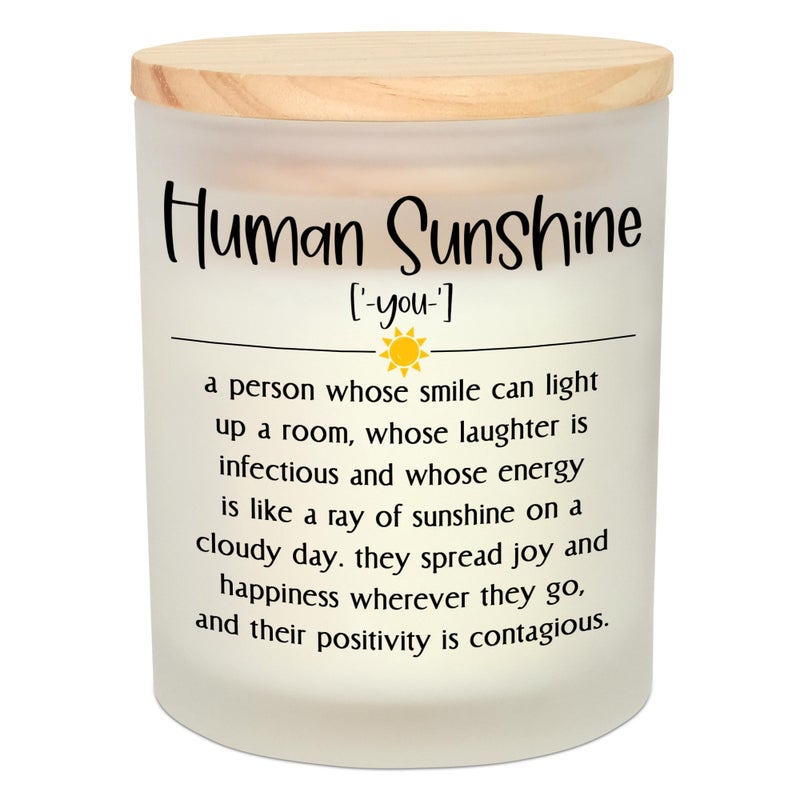 OASSIE Thank You Gifts for Women - Vanilla Lavender Candle 10 oz - Inspirational Birthday Teachers Day Nurses Week Teacher Appreciation Gifts for Women Friends Coworkers, Retirement Gift for Woman - Image 1