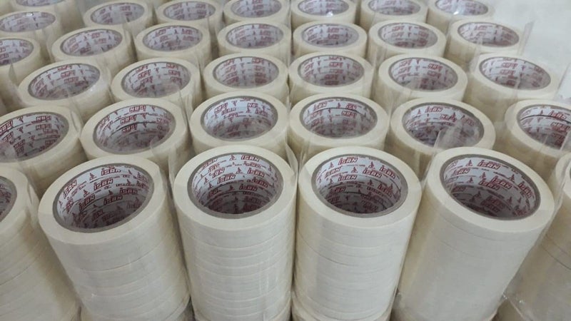 ISAN ® General Purpose Paper Masking Tape 96mm (4" Approx) Width X 20m Length (4 Pcs.) - Image 5