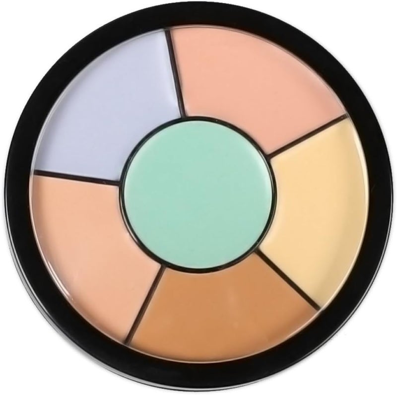 6in1 Creamy Concealer Palette Cream Colour Correction Concealer Make Up Colour Correcting Palette for Dark Circles AntiAge Highlighter Mixed Complexion