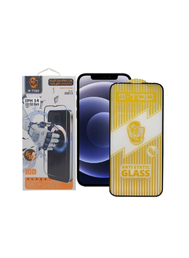 S-TOP 10D Tempered Glass Screen Protector For iPhone 14 - Image 1