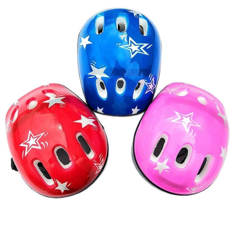 klarako Kids Bike Helmet Set, Adjustable Skateboard Skate Helmet with Protective Gear Knee Pads Elbow Pads Wrist Pads for Youth Outdoor Sports,Kid's Protective Gear Set (Red) - Image 2