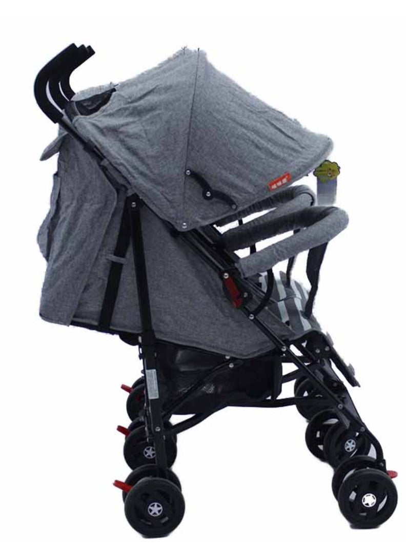 Generic - VIP STARS Small Light Weight Twin Stroller Foldable, 1 Piece Assorted - Image 1