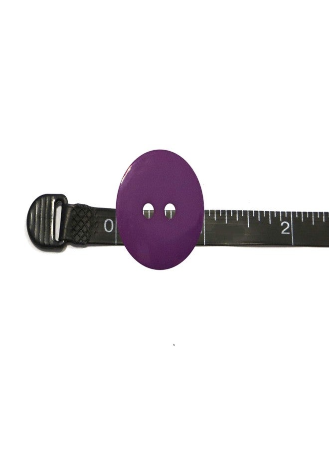Seeking ROAM Buttons 1 Inch (1”) 2 Hole 10 Pieces - (Purple) - Image 4