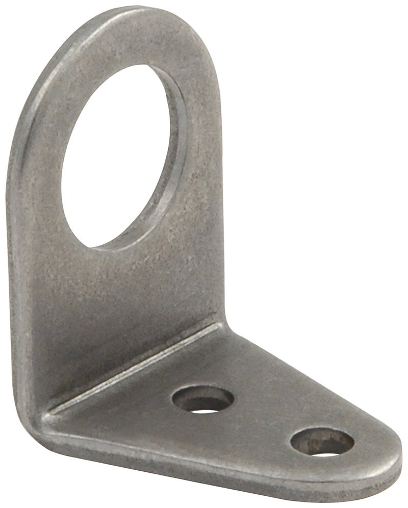 Allstar Performance Brake Line Tab BoltOn 58 in Mounting Hole 01 in Thick Steel Natural Pair