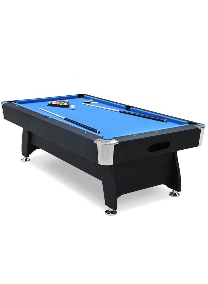 8ft Auto Ball Return Billiard Pool Table for Club Family Indoor Gym Games Billiards Table  All Accessories Included Scratch Resistant Luster Long Finish - Image 1