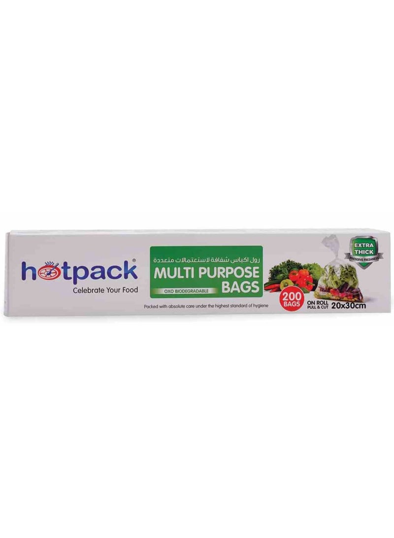 Hotpack Multi Purpose Bags 20 X 30 Cm 200 Bags