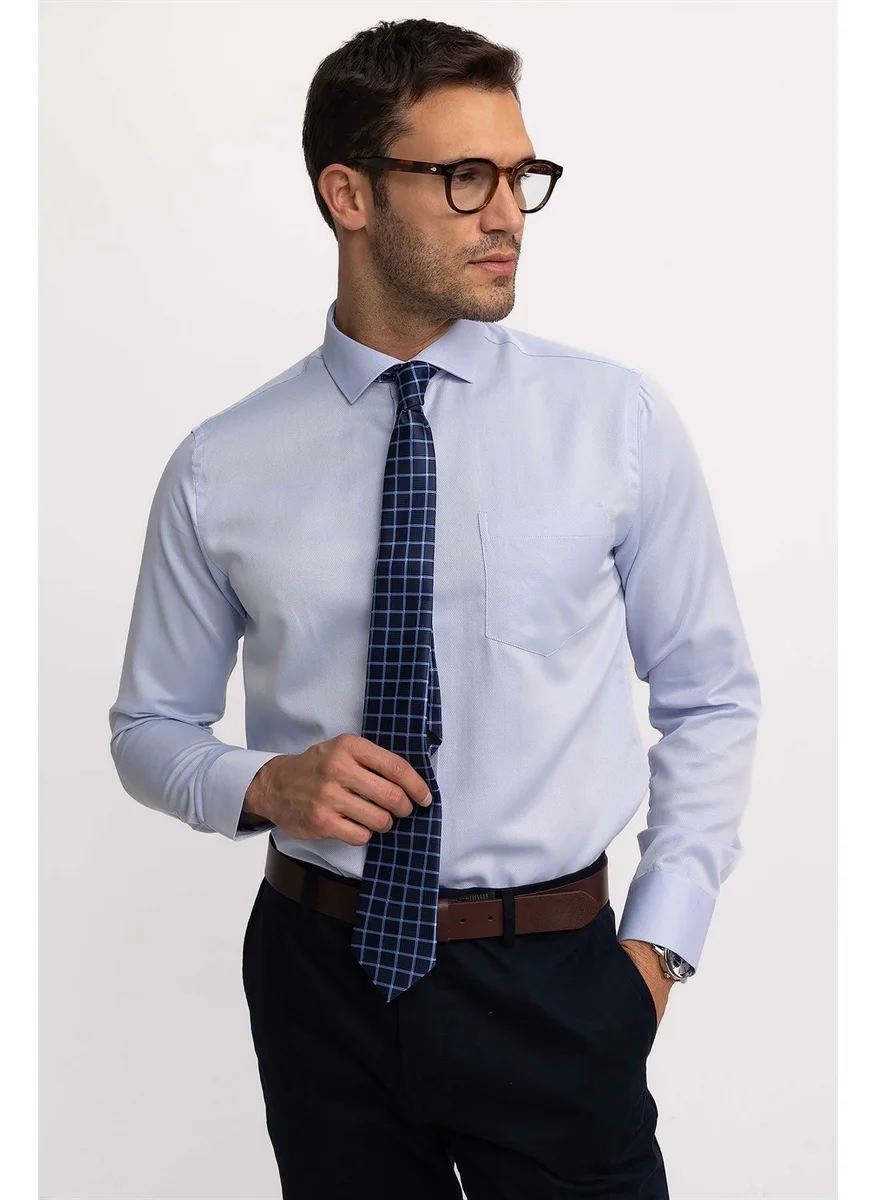 تودورس Fit Cotton Dobby Premium Men's Shirt