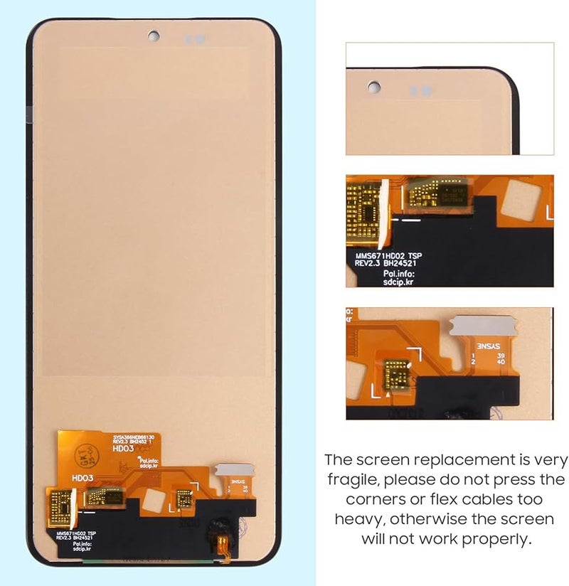 A56 LCD Touch Screen Display Replacement High Sensitivity Full Compatibility - Image 4
