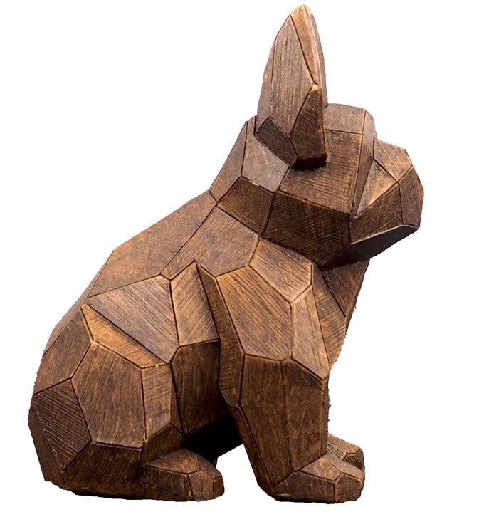 DOG HOME DECOR STATUE RUSTIC HOME DECORATIONS FOR LIVING ROOM BOHO SCULPTURE RESIN ANIMAL COLLECTIBLE FIGURINES FOR INDOOR DECOR