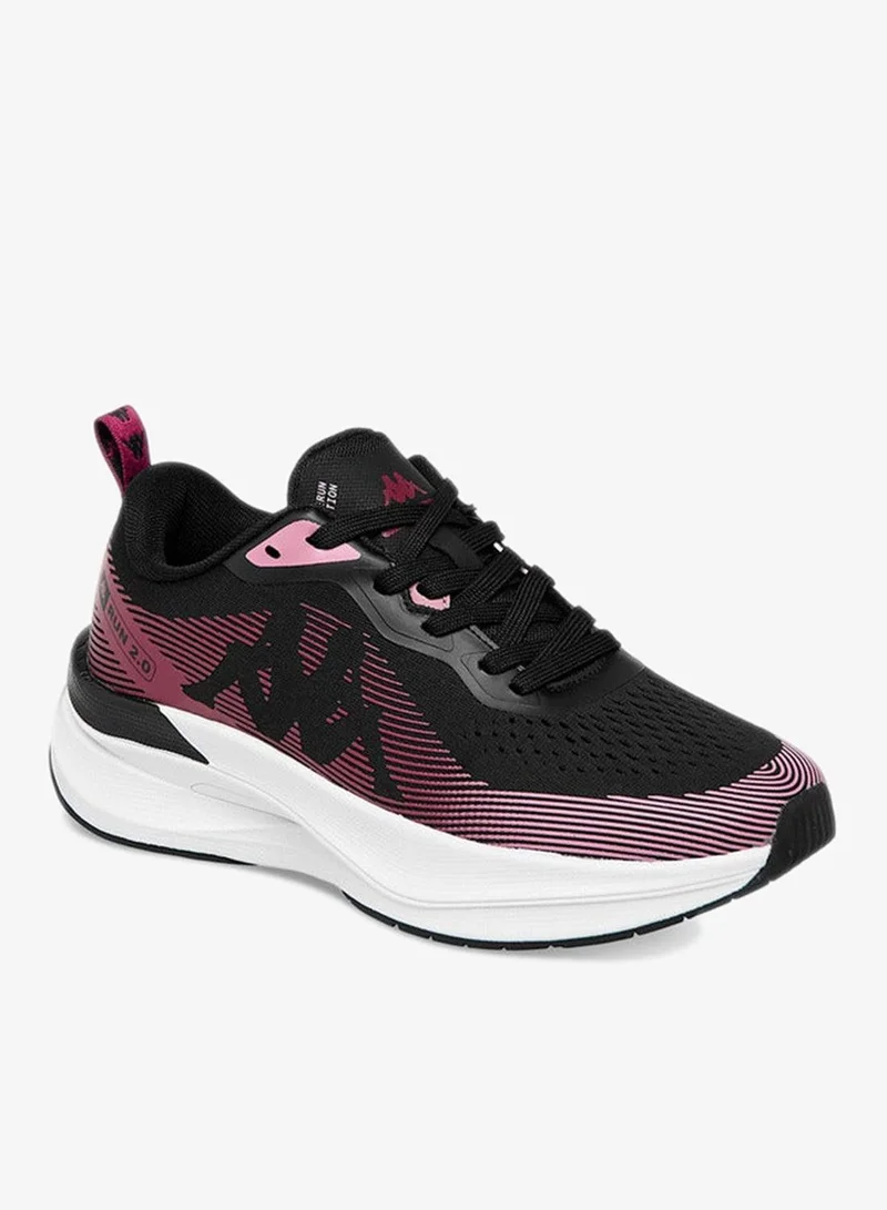 Women's Logo Detail Running Shoes with Lace-Up Closure - RUN 2.0
