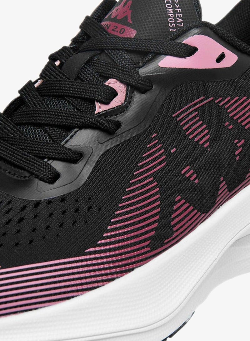 كابا حذاء جري نسائي بشعار وتفاصيل برباط - رن . - Image 4