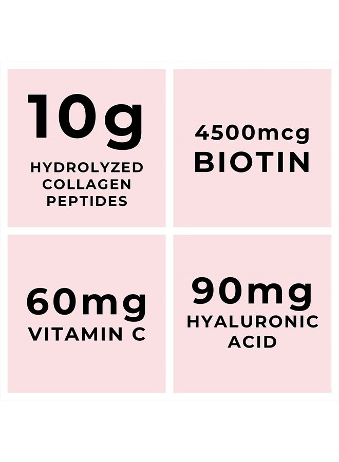 Left Coast Performance Collagen with Biotin, Hyaluronic Acid, Vitamin C, 1 lb Powder. Hydrolyzed Multi Peptide Protein. Types I, II, III, V, X, Collagen for Hair, Skin, Nails*. Collagen Supplement for Women, Men  - Image 4