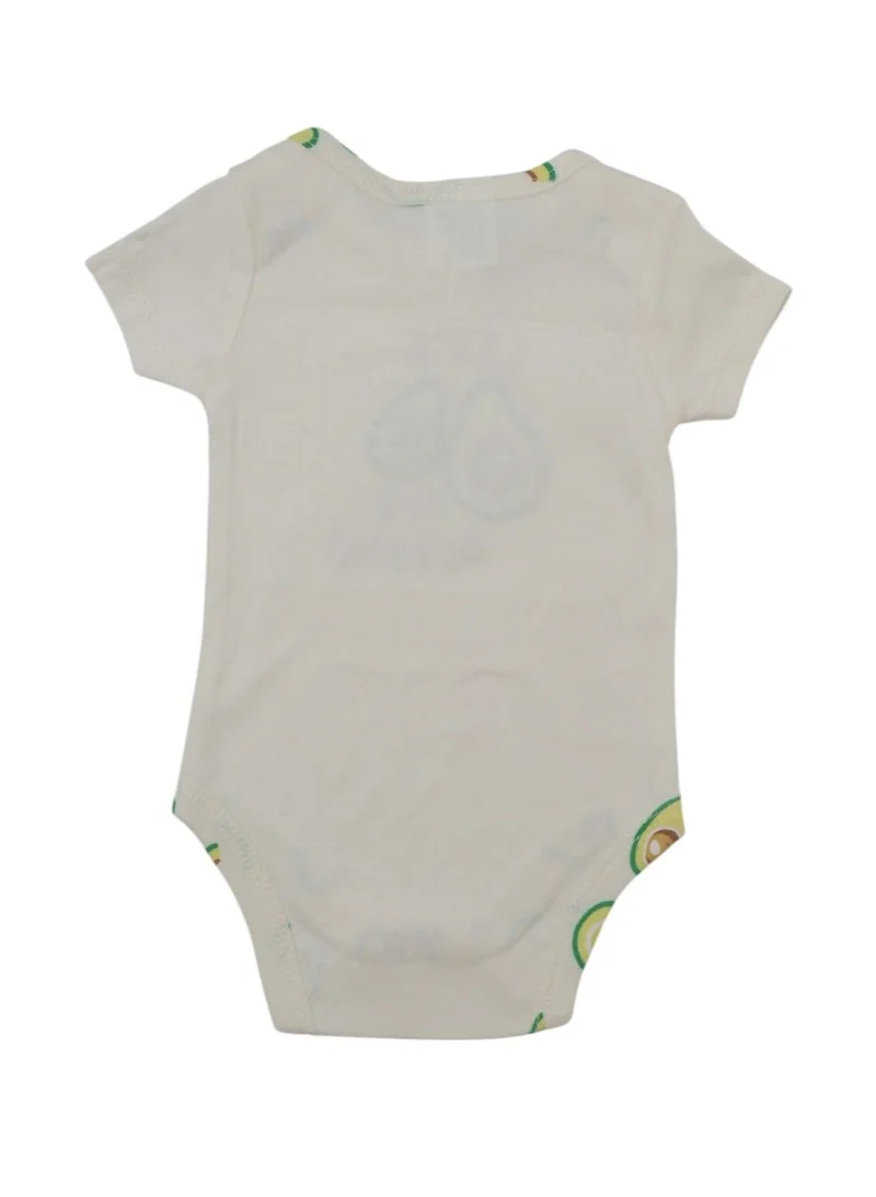 Bambimici Bambimici Avocado Print Short Sleeve Bodysuit