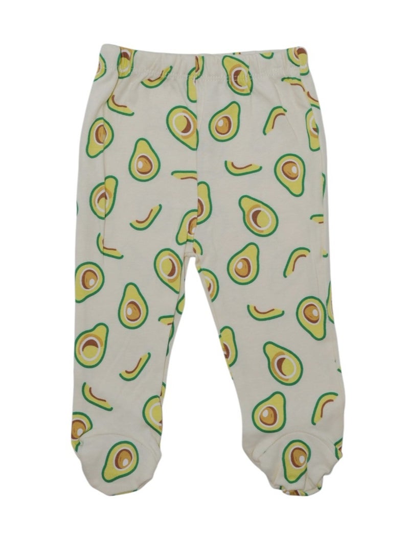 Bambimici Bambimici Avocado Print Short Sleeve Bodysuit  - Image 1