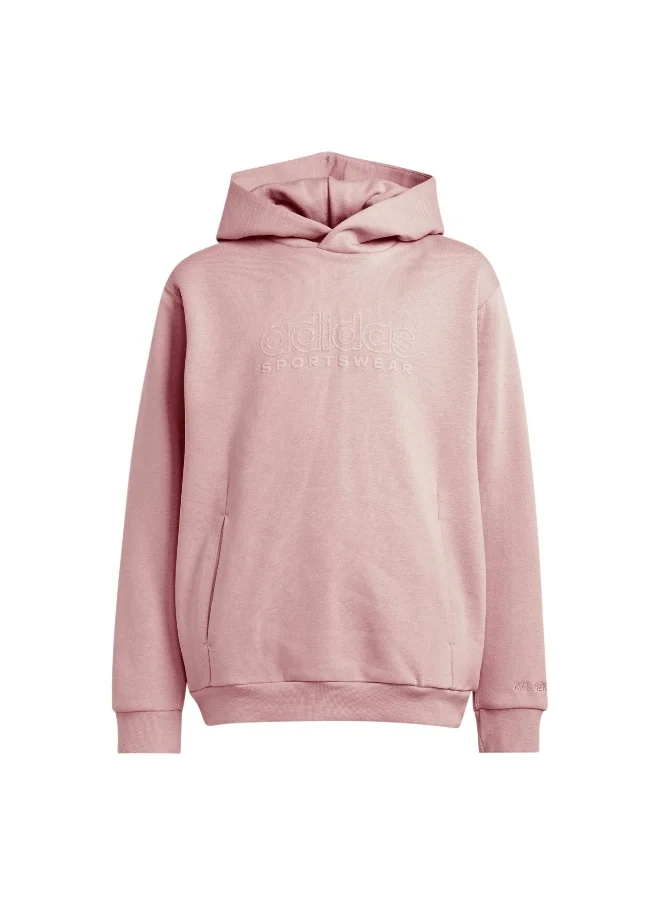 اديداس adidas J Szn Gfx Hd Pink Training Sweatshirts 7-8Y