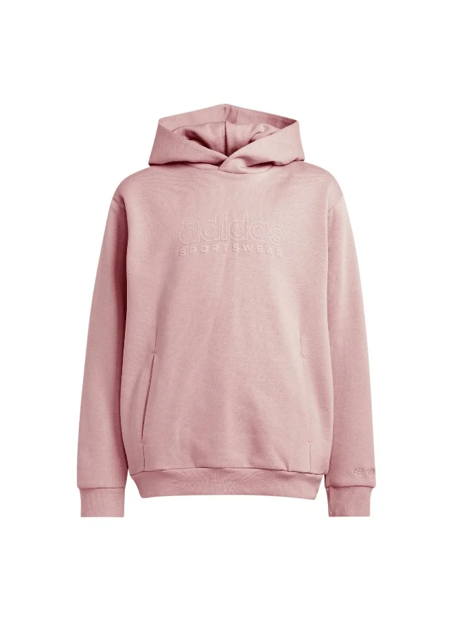 اديداس adidas J Szn Gfx Hd Pink Training Sweatshirts 7-8Y