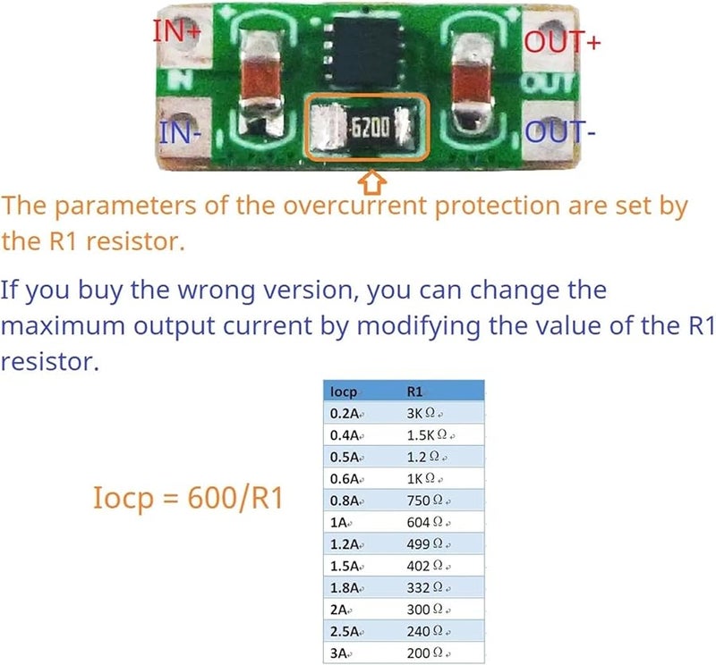 5PCS DC 3.3 5V 2.5A Overcurrent Overvoltage Protection Module OCP OVP UVLO OTP For 18650 Li Ion Lifepo4 Battery - Image 5