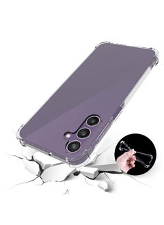 IDEWEI Samsung Galaxy A25 Case, Designed for Galaxy A25 5G Case, Slim Flexible TPU Airbag Bumper Shock Absorption Rubber Soft Silicone Case Cover Fit for Samsung Galaxy A25 6.5inch (Clear)  - Image 1