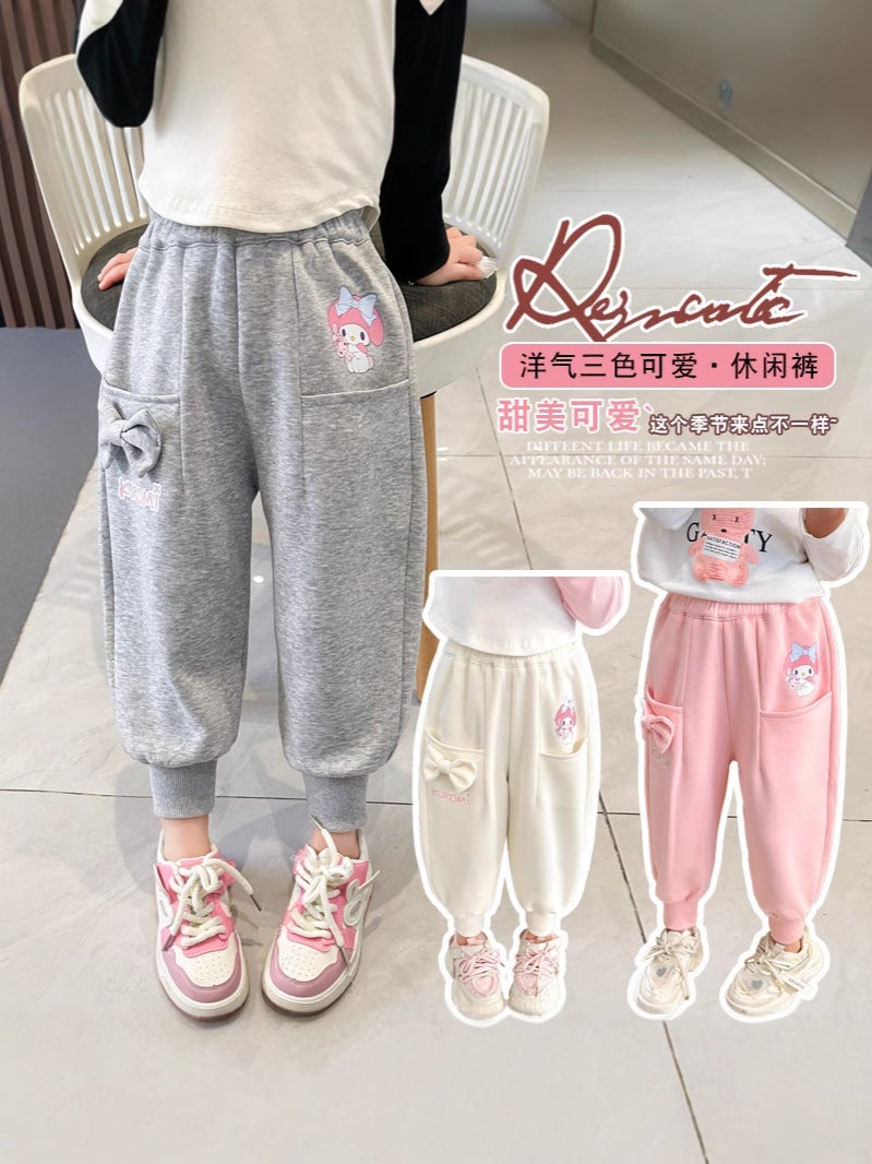 Girls Stylish Fashionable Casual Sweat Pants Children'S Explosions Sports Pants Baby Girl Autumn - Image 3