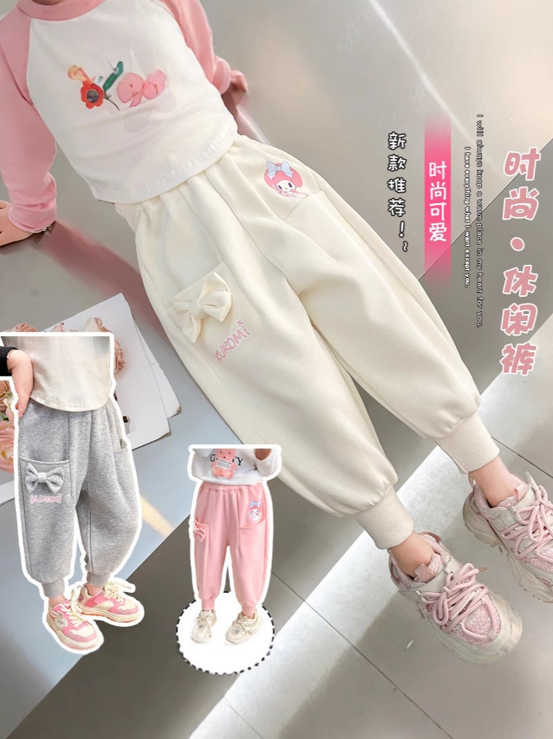 Girls Stylish Fashionable Casual Sweat Pants Children'S Explosions Sports Pants Baby Girl Autumn - Image 2