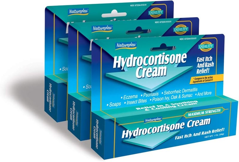Natureplex Hydrocortisone 1% Cream 1.0 oz (Pack of 6) – Anti-Itch Maximum Strength, Relief for Hives, Rash, Mosquito/Bug Bites, Eczema, Psoriasis, and Poison Ivy – Topical Ointment – Made in USA - Image 5