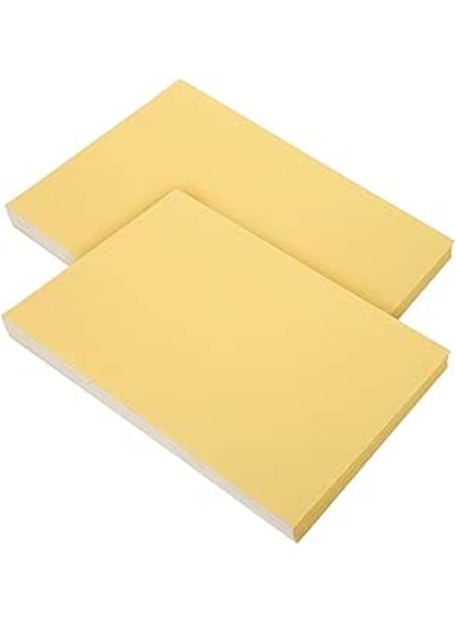 Double Sided Printable Craft Paper 50 Sheets Smooth Thick DIY Painting Paper for Scrapbooking Printer Projects - Image 1