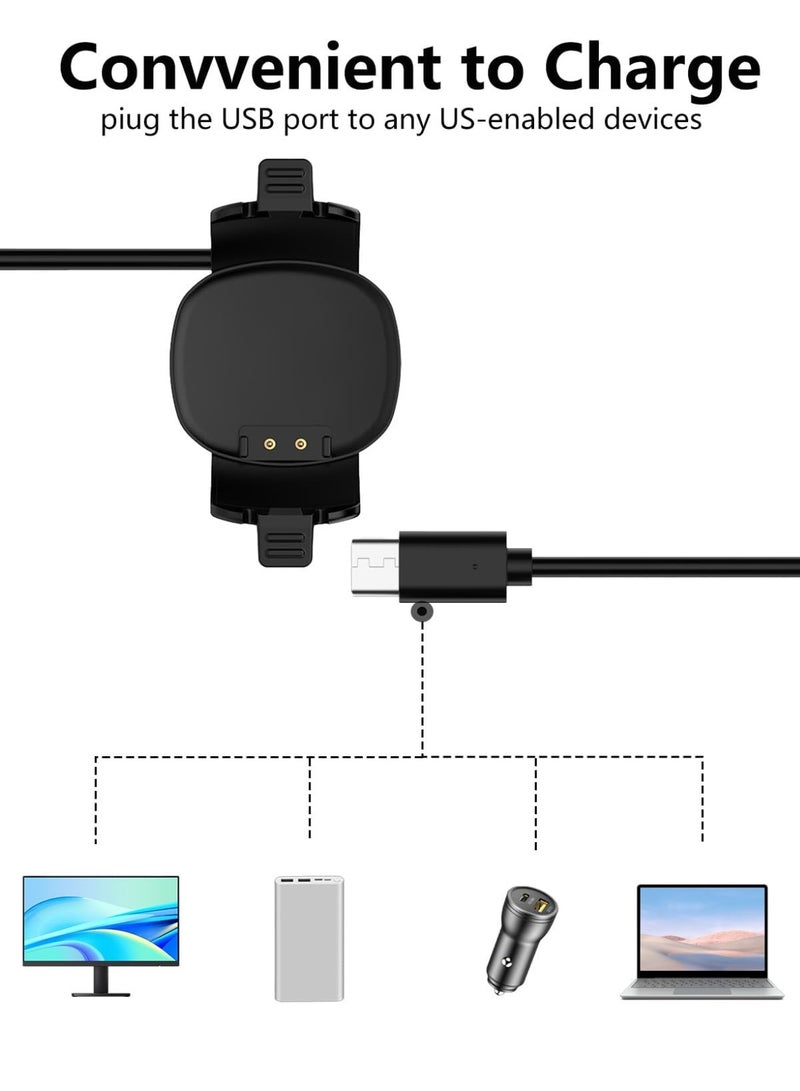 Charging Cable for Disney-Magic Band Plus Magic Band+ Fitness and Activity Trackers and Smartwatches Magnetic USB Charging Cable for Smartwatch (Type-C) - Image 5