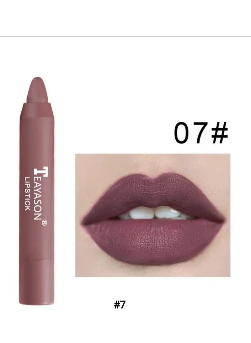 TEAYASON Lipstick Waterproof - Lipstick Pencil No.7