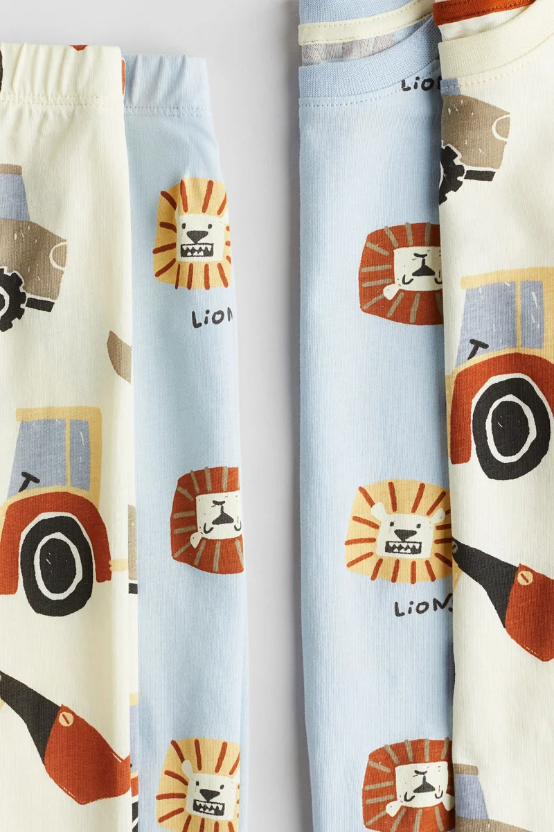 H&M 2-pack printed cotton pyjamas