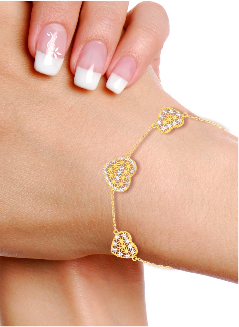 BAFLEH JEWELLERY - 22k Gold Heart Ring  Reflecting the Passion of Your Heart - Image 1