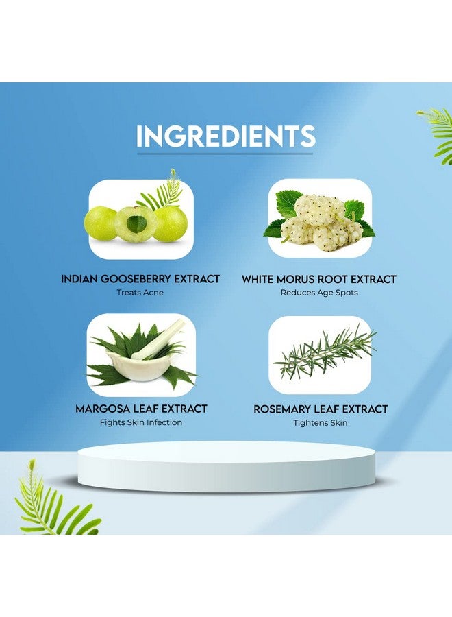 Jovees Herbal Men'S Essential Advanced 4 In 1 Moisturizing Face Wash With Vit C And Vit E Gives Clean And Clear Skin For All Skin Types 100G (Pack Of 2) - Image 4