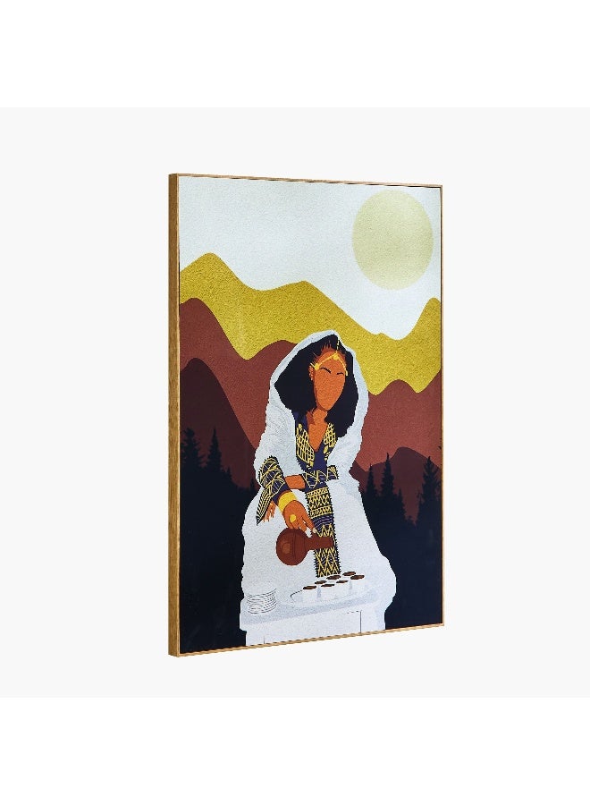 Home Box صورة فنية تجريدية مؤطرة - 50x70 سم - Image 5