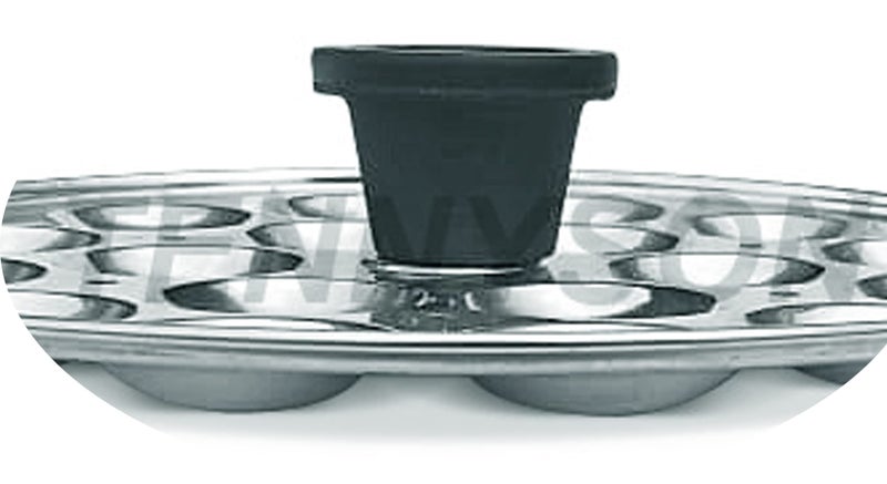 TENNYSON Round IDLY Plate KNOBS MIC Model Big (4 NOS) - Image 4