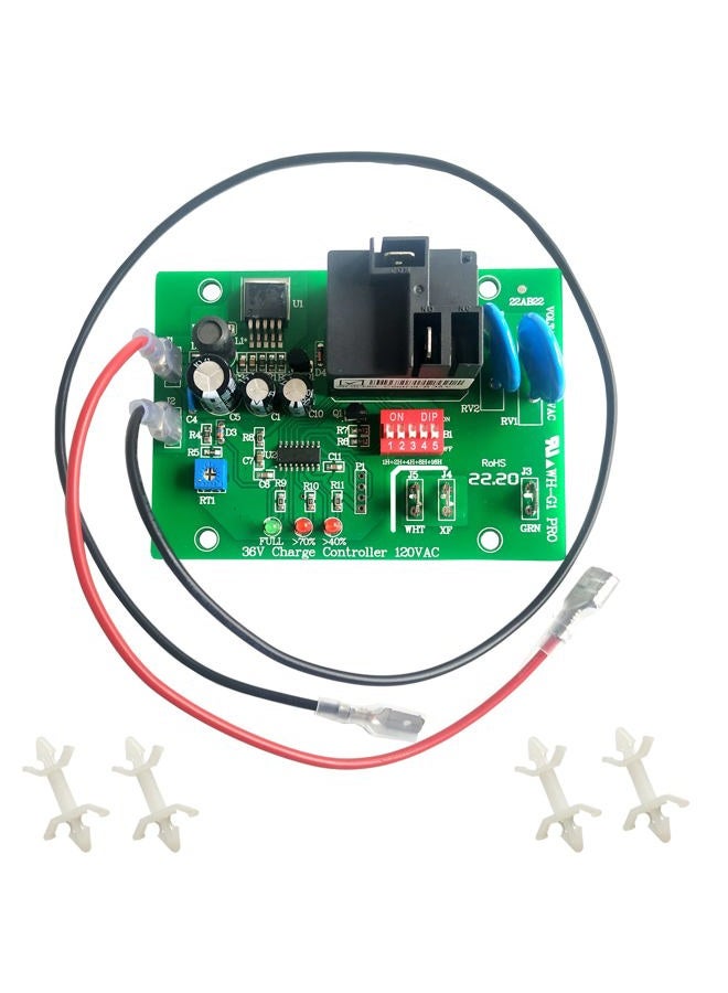 WERLAHO WH-G1-PRO EZGO Charger 36 Volt Powerwise Charger Board Charger Power Control Board Replacement 28667G01 28566G01 28566-G01 28566-G03 28126-G01 28667-G01 28126GO3 Low Input Voltage 11V-80VDC - Image 1