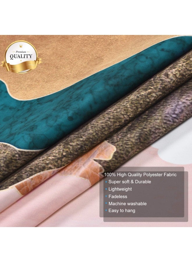 سوفام نسيج جبلي نسيج شجرة الغابات نسيج غروب الشمس نسيج نسيج طبيعي نسيج جدار معلق بالغرفة (51.2 × 59.1 بوصة) - Image 5