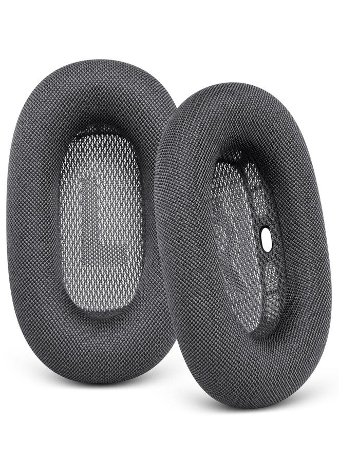 G GVOEARS وسائد أذن شبكية من GVOEARS لسماعات Apple AirPods Max - أغطية أذن مطورة لسماعات AirPods Max - تصميم سيليكون أصلي مع مغناطيس قوي (رمادي فضائي) - Image 1
