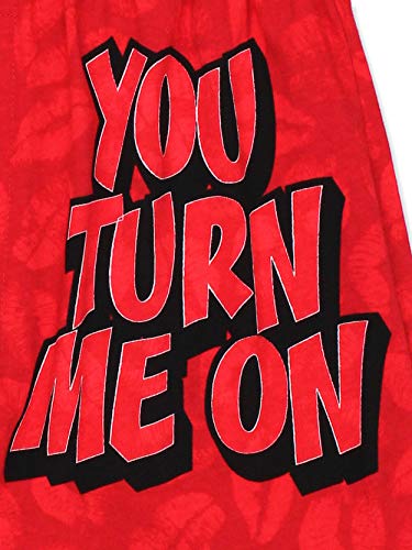 Briefly Stated You Turn Me On Men's Boxer Shorts (Small, Red) - Image 5