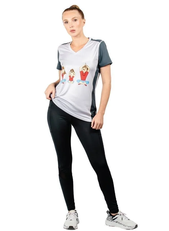 ZAECY Women's V-neck T-shirt